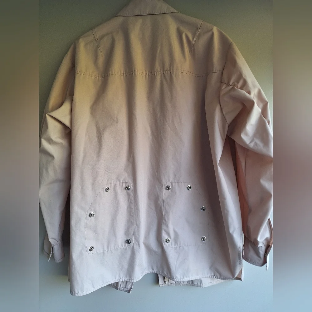 Studio Tomboy Oversized Shacket Jacket Bone Beige M L Korean Streetwear Overfit